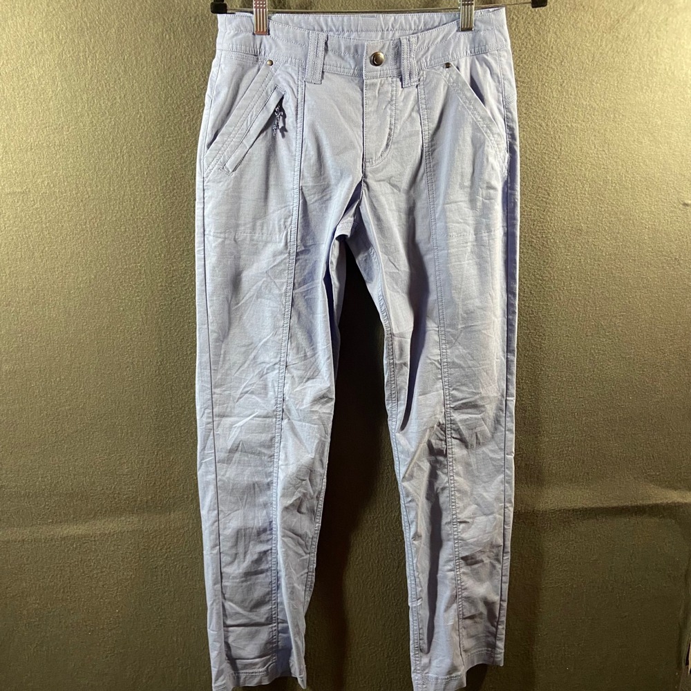 Title Nine Clamber Pants 4 Blue Hiking Outdoor Cotton camping stretch travel